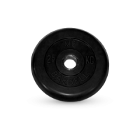 2.5 кг диск (блин) MB Barbell (черный) 26 мм.