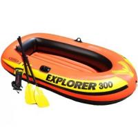 Надувная лодка EXPLORER-300-Set, трехместная INTEX 58332NP