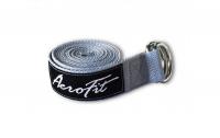 Ремень для йоги, 2 металлических кольца Aerofit AFYGS