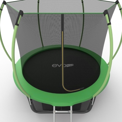 Батут с внутренней сеткой и лестницей EVO JUMP Internal 10ft (Green) + нижняя сеть